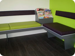 Sitzgelegenheiten für Wartezimmer